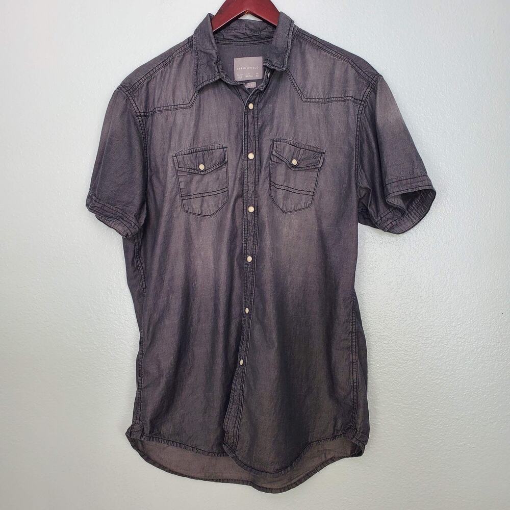 Denim Black Shirt Size XL